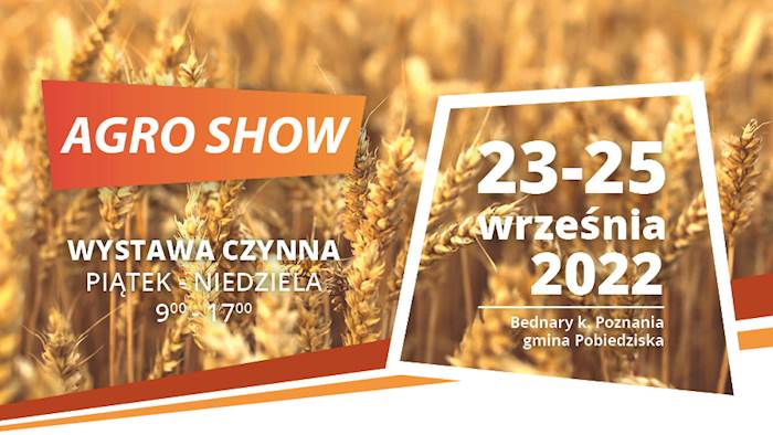 Агропромислова виставка  AGRO SHOW 23-25 вересня 2022